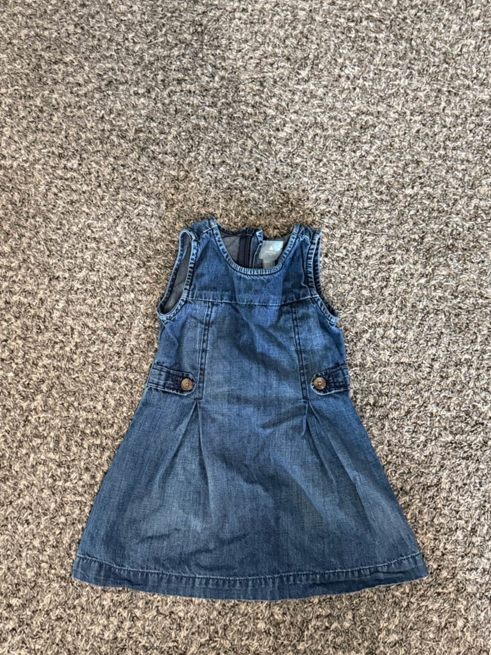GAP Baby Denim Jumper Dress - Medium Blue
